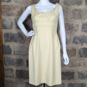 ANTONIO MELANI Yellow Sleeveless Sundress, size 4